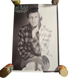 Philip Glass Songs From Liquid Days Vintage 1986 Promo Album Poster 24x36 CBS
